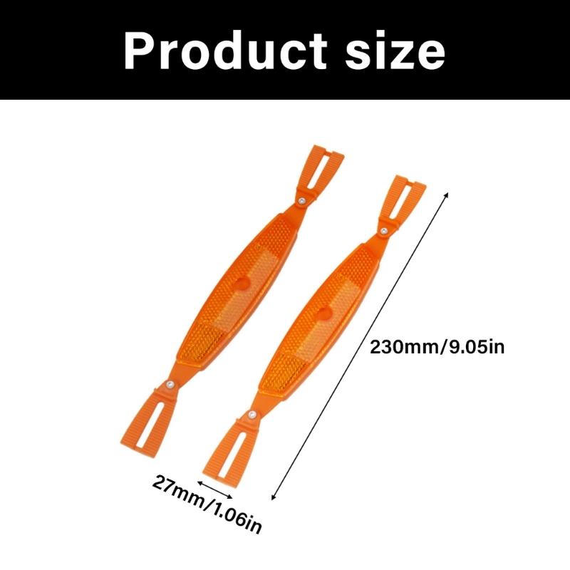 Durability Bicycles Wheel Reflectors For Enhances Night Safety Easy Installation On Mountain And City Bikes