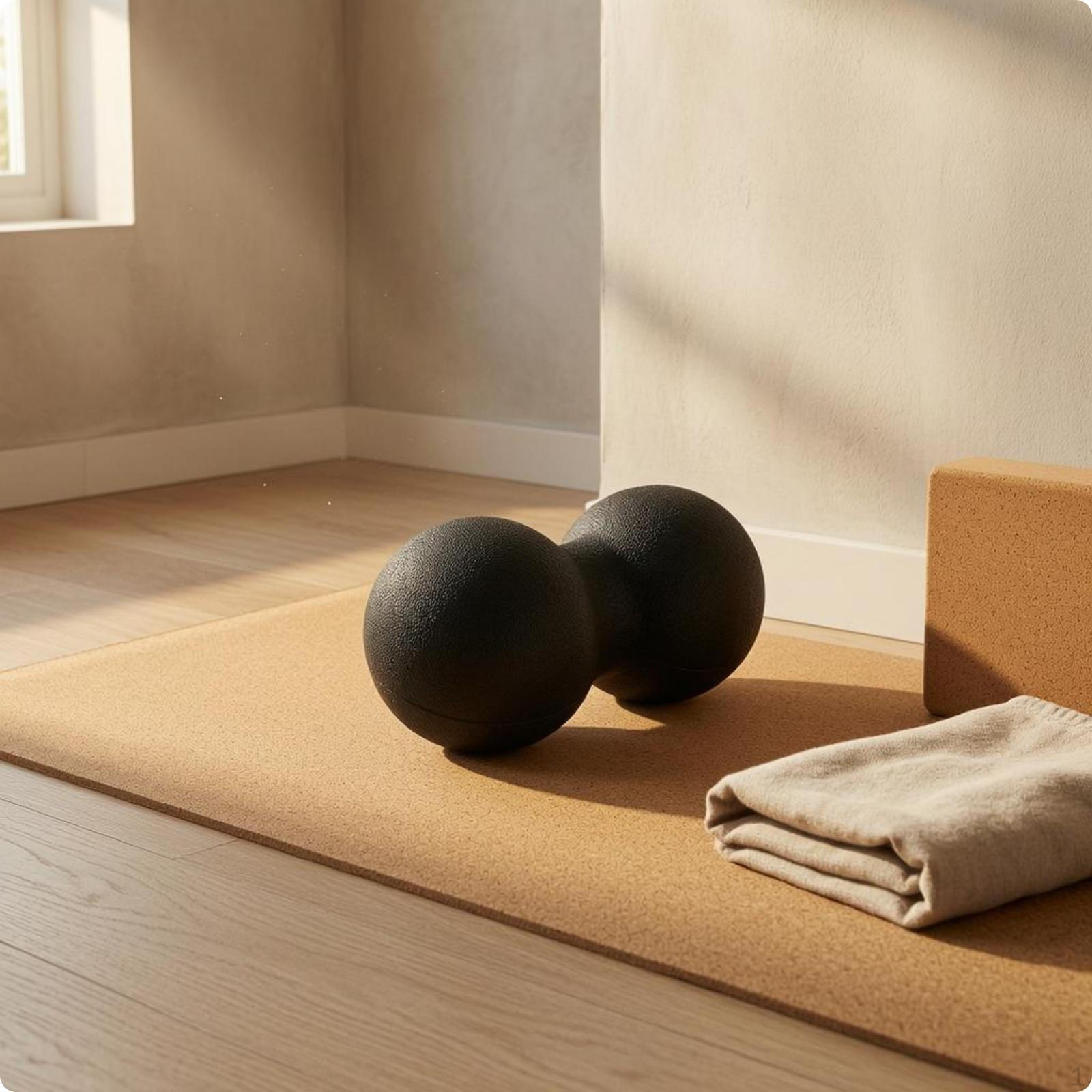 Tissue Mobility Sphere Ball Expanded Polypropylene Textured Massage Muscle Relief Small Peanut Ball