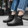 Fashion Short Rain Shoes Men's High-end Construction Ultra-light Non-slip Waterproof Wear-resistant
