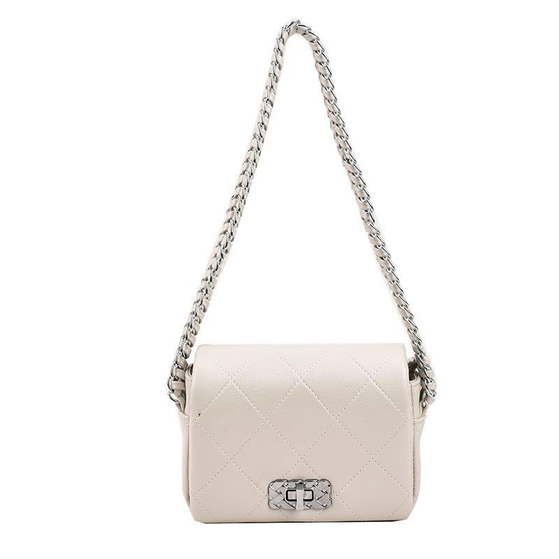 Popular new diamond embroidery thread chain small square bag texture fashionable casual mobile phone small square bag