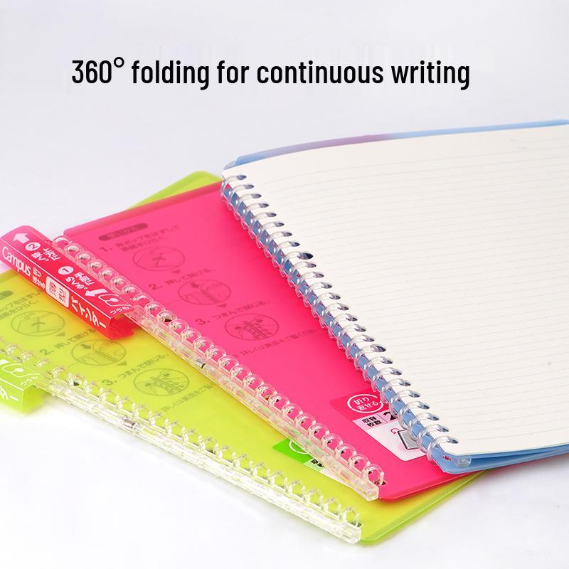 Japanese Loose-leaf Notebook with 5 Detachable Ring Binders by Wei Yan