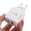 20W PD+QC3.0 Dual Port Fast Charging Travel Charger with Light