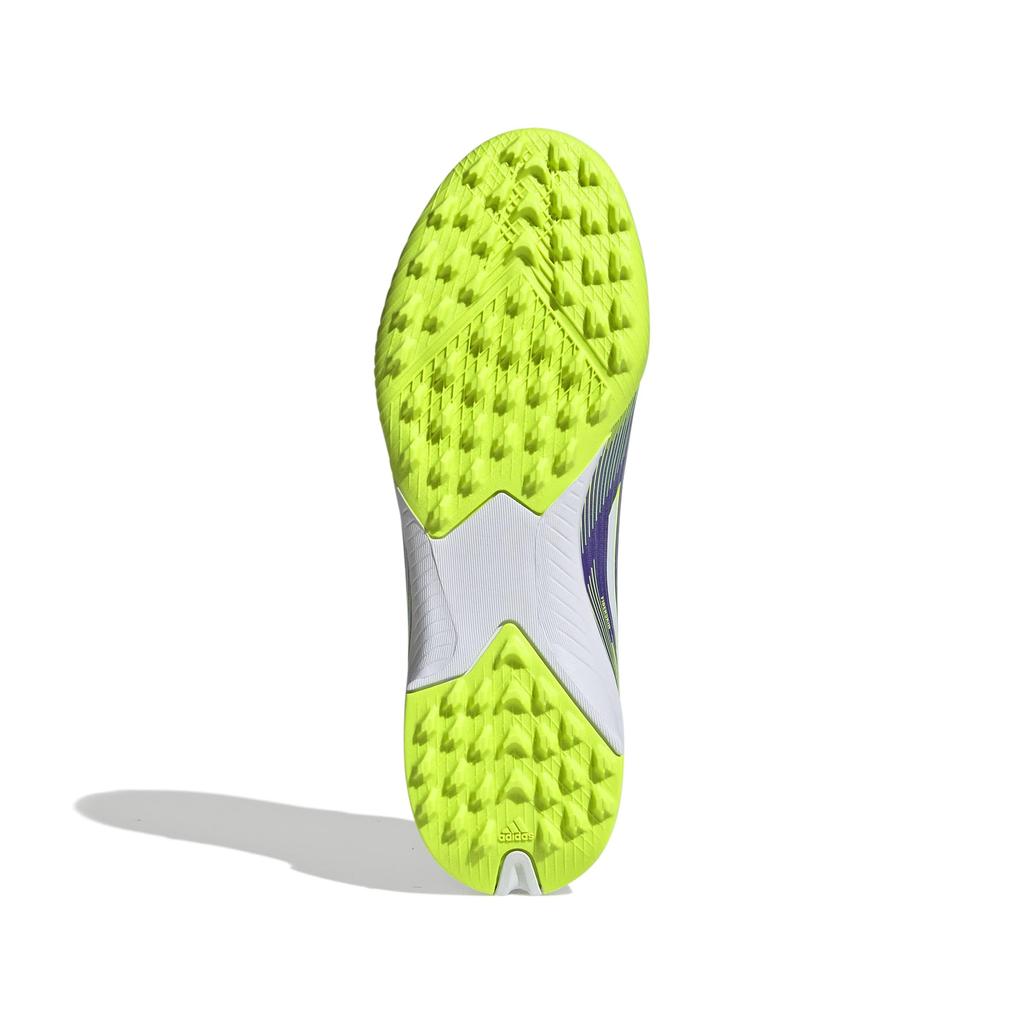 Junior Futsal Shoes F50 LEAGUE TF for Boys and Girls NIL82 Purple Lemon Cm [Adidas] 17-24.5cm Rush/Footwear White/Lucid (JI0000) 22.0