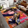 Custom KPop Demon Hunters Mat Personalized Name, Polyester Washable Indoor Entryway Rug, Gift for Christmas, Easter, Thanksgiving Day