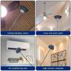 Extendable Spider Web Duster for Ceiling Cleaning Household Cobweb Remover Tool Dusting Brush for Roof Wall High Corners