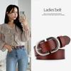 Manufacturers Sell New Leather Belt Custom Ladies Popular All-match Retro Jeans Pin Buckle Belt