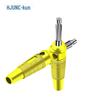 HUIJUN 4mm 32A Brass Solderless Banana Plug Connector