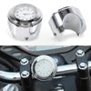 1 Pcs Universal Aluminum Luminous Clock Motorcycle Quartz Clock Waterproof Chrome Bike Handlebar Mount Watch