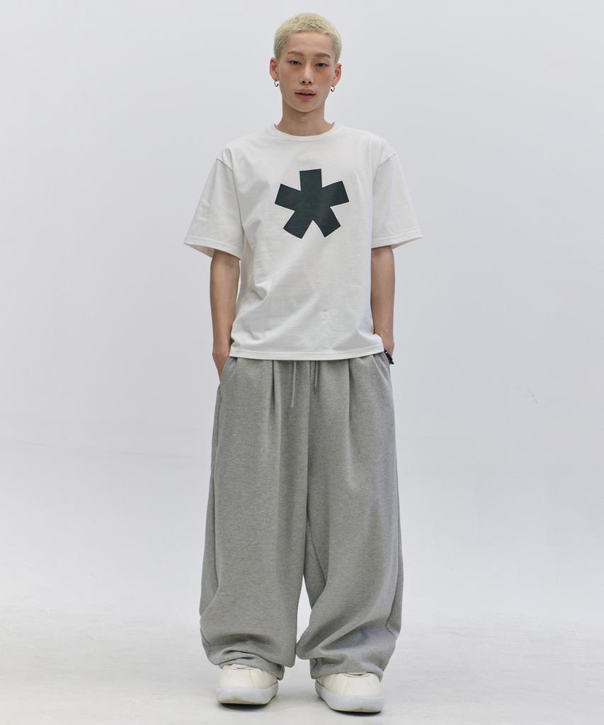 SOMEPLACE MAN Basic Waistband Drawstring Two-Way Wide Jogger Sweat Training Pants_2 Colors