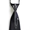 Unisex Pearl Tassel No-Knot Bow Tie Shirt - Casual Fashion Trend