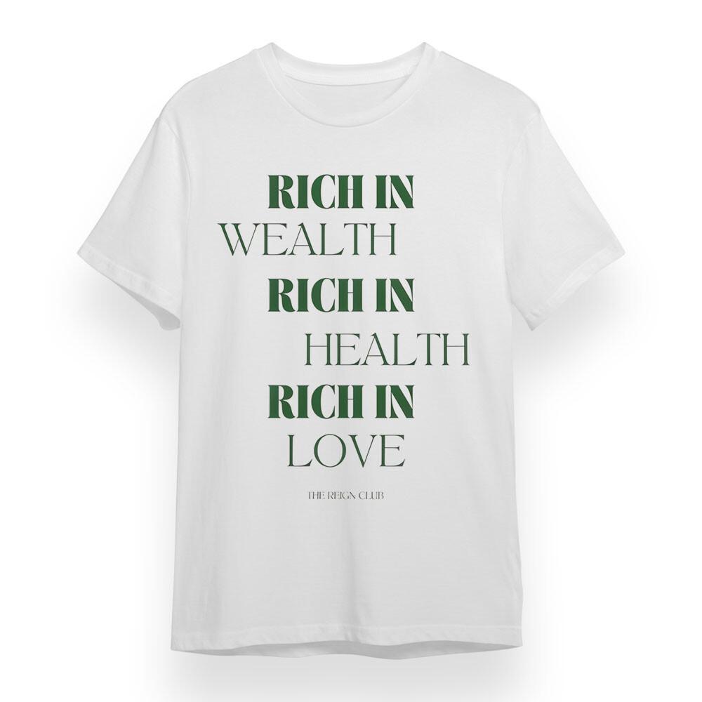 

Women s Oversize T-shirt With Triple Wealth Motivational Graphic Cotton Tee USA 3XL