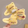 Adorable Cartoon Bear Plush Hairpin - Perfect for Side Bangs & All-Match Styling