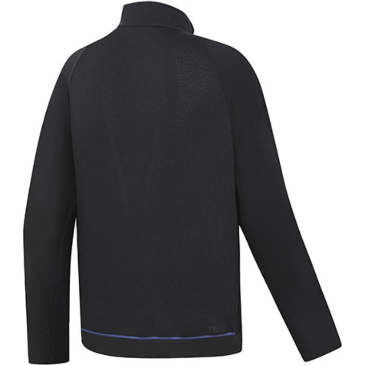 FILA Golf X McLaren Collaboration Woven Jacket Autumn Golf Stand Collar Top Men tops Deep-Black A11M335702FBK