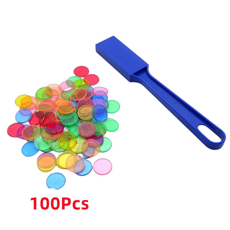 Transparent Circular Magnetic Rod Teaching Aids For Children'S Early Education Mathematics Enlightenment Addition And Subtractio Set