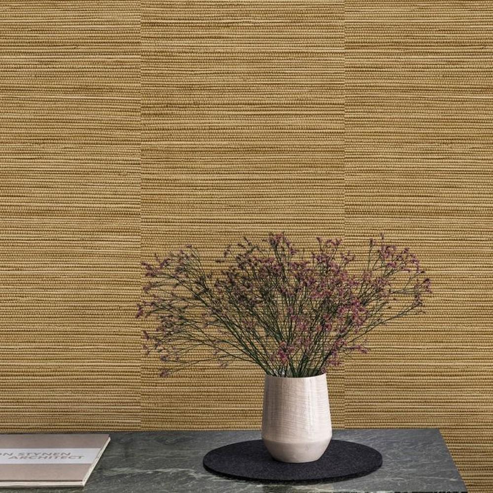 Grandeco Ciara Grasscloth Textured Wallpaper