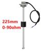 Customized Marine Boat Gauge 52MM Fuel Level Gauge 0-90 Ohm With Red LED For A3 A5 Liquid Level Sensor 150 200 225 250 275 500mm