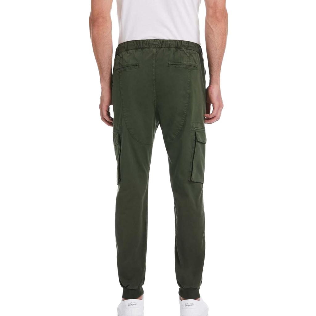 Original Penguin Mens Drawstring Tapered Cargo Trousers