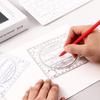 Angle Multifunctional Drawing Ruler Circle Maker Drawing Ruler Geometric Drawing Template