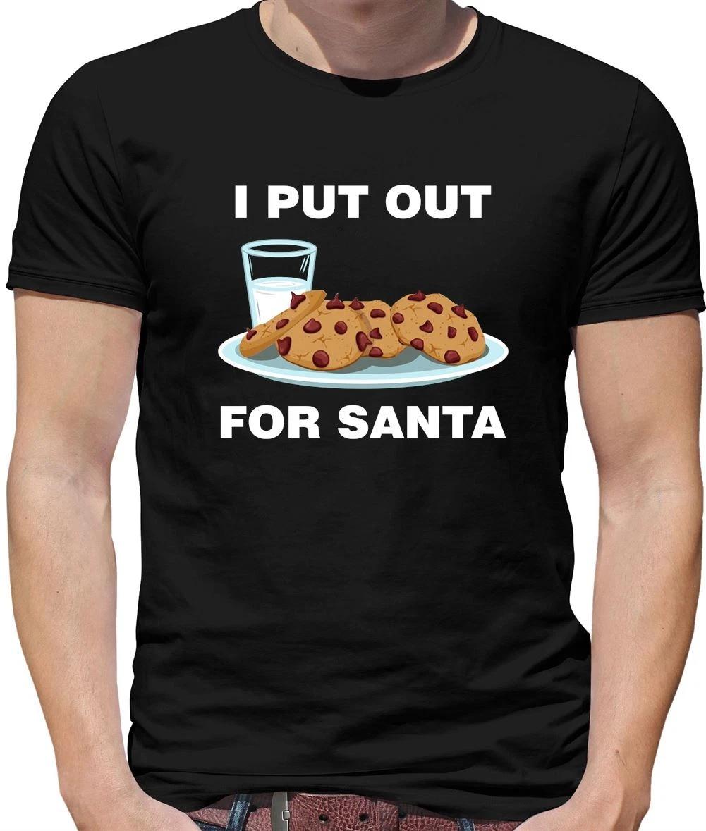 I Put Out For Santa - Mens T-Shirt - Rude Funny Christmas Xmas Claus XXXL