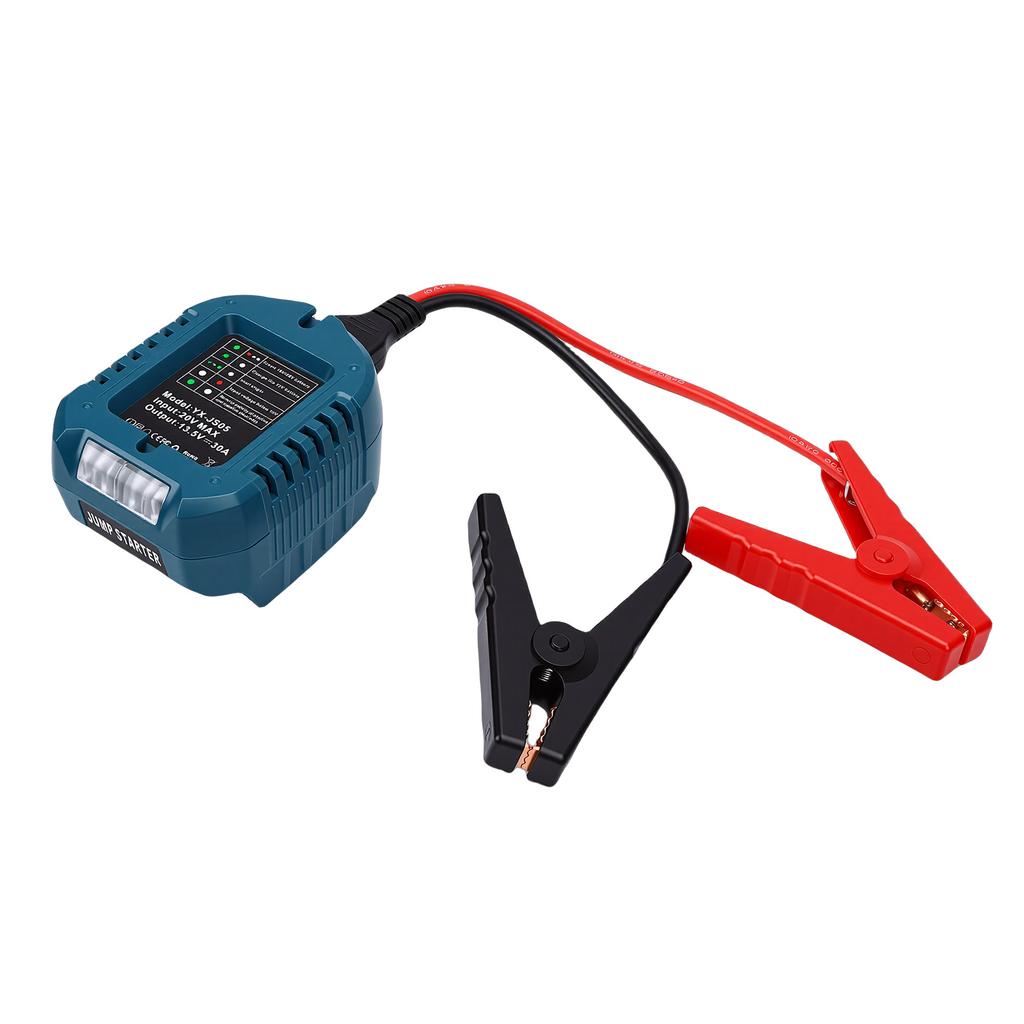 Portable Car Jump Starter Fit for Makita Batteries Battery Emergency 10AWG Heavy Duty Cable Automotive Supplies