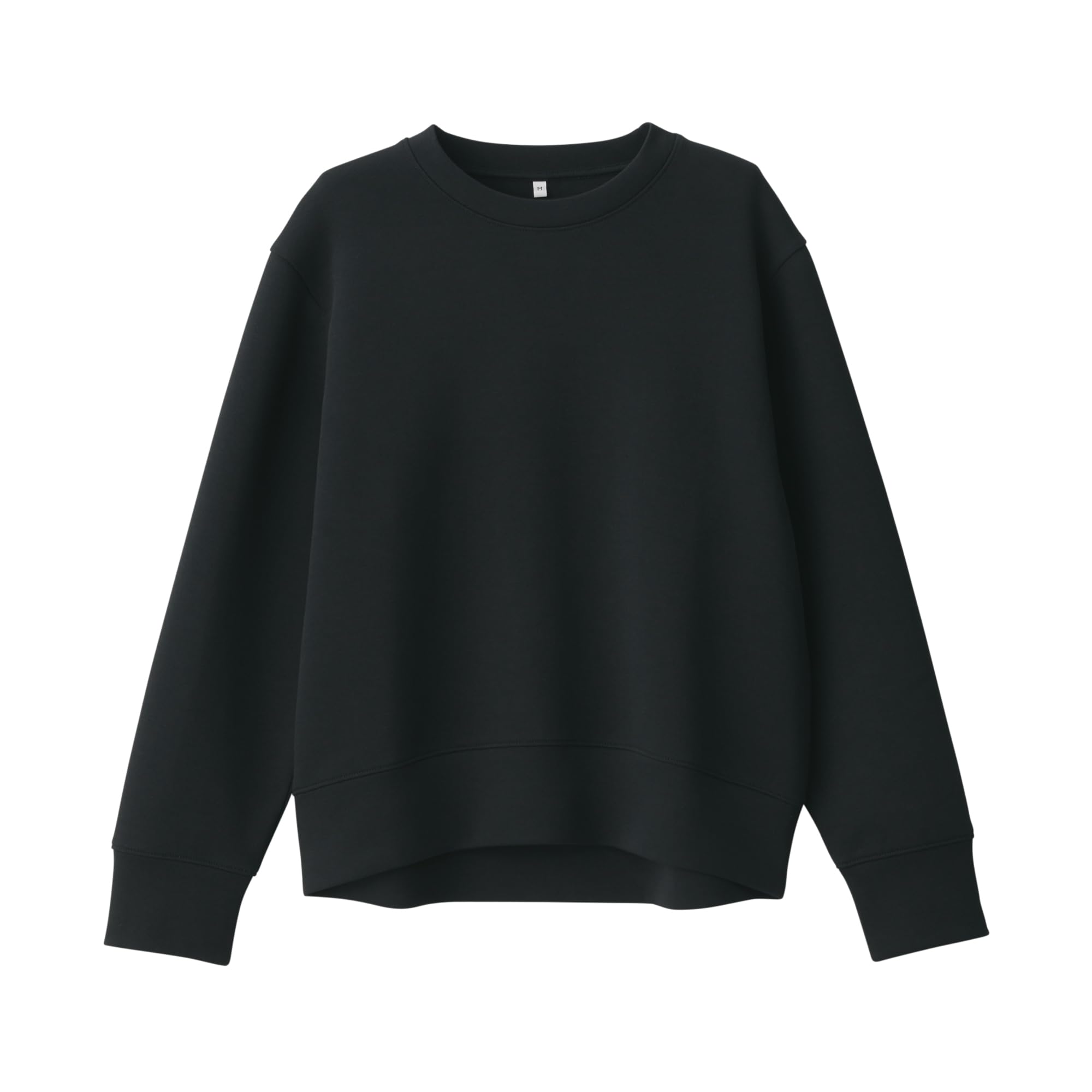 

MUJI Double Knit Sweatshirt BB2R4A4A Black XL Women s Women s Women s
