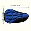 Mountain Bike Riding Thickened Silicone Seat Cover Bicycle Cushion Cover Silicone Seat Cover Soft Outdoor Accessories Saddles