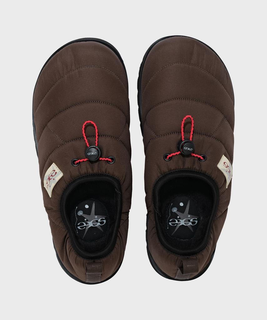 23.65 Polka 1 V2 Padded Thermal Slippers Brown Red