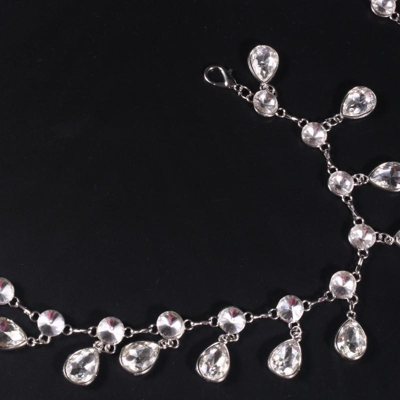 2025 Crystal Rhinestone Belly Dance Waist Chain with Tassels