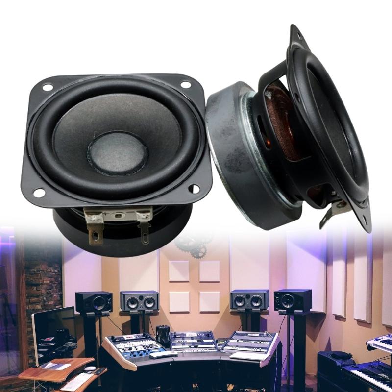 1Pc 70x70mm 2.75Inch 4Ohm 15W Bass Speaker 70mm Subwoofer for Sound Enthusiasts and DIY Projects Black