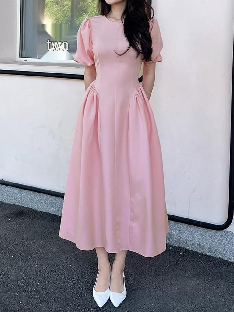 KaiKuo Elegant Puff Sleeve Dress - 2026 Spring Collection
