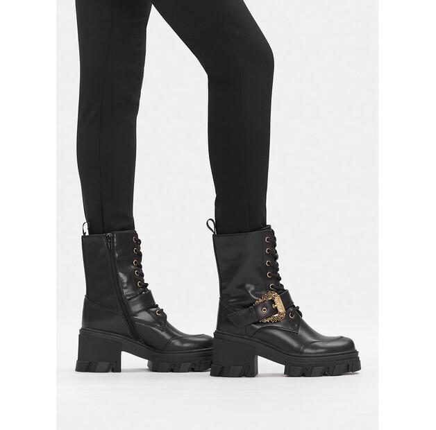 Ботильоны Versace Jeans Couture 79VA3S86 71570 899, черные