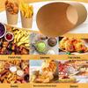 Lantuan Kraft Paper Slanted Cups for Egg Waffles & Fries