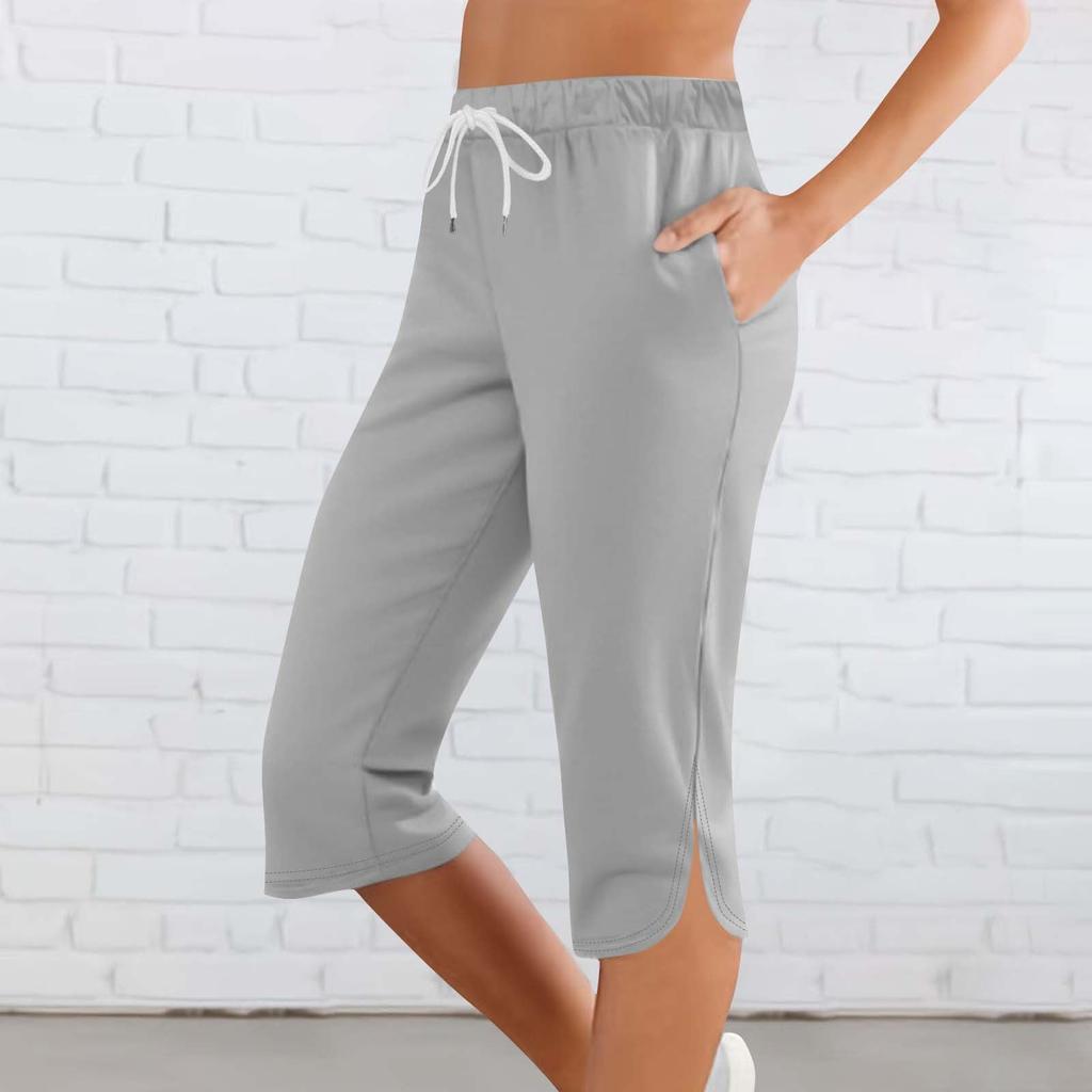 Women's Fashionable And Comfortable Yoga Pants: Slim-Fit, Mid-, 7/8 Length