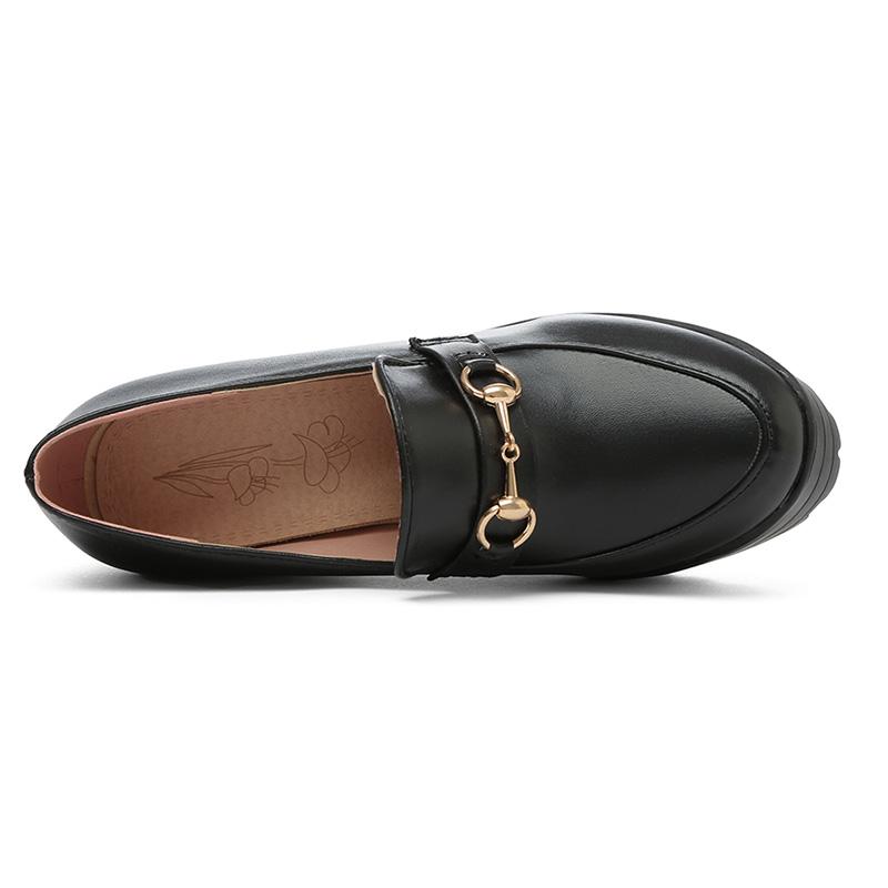 B/talons hauts pour femmes, chaussures simples, plateforme imperméable, talons épais, chaussures basses, grande taille, chaussures toutes saisons