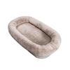 Miling Rabbit Fur Human Dog Bed Lazy Sofa