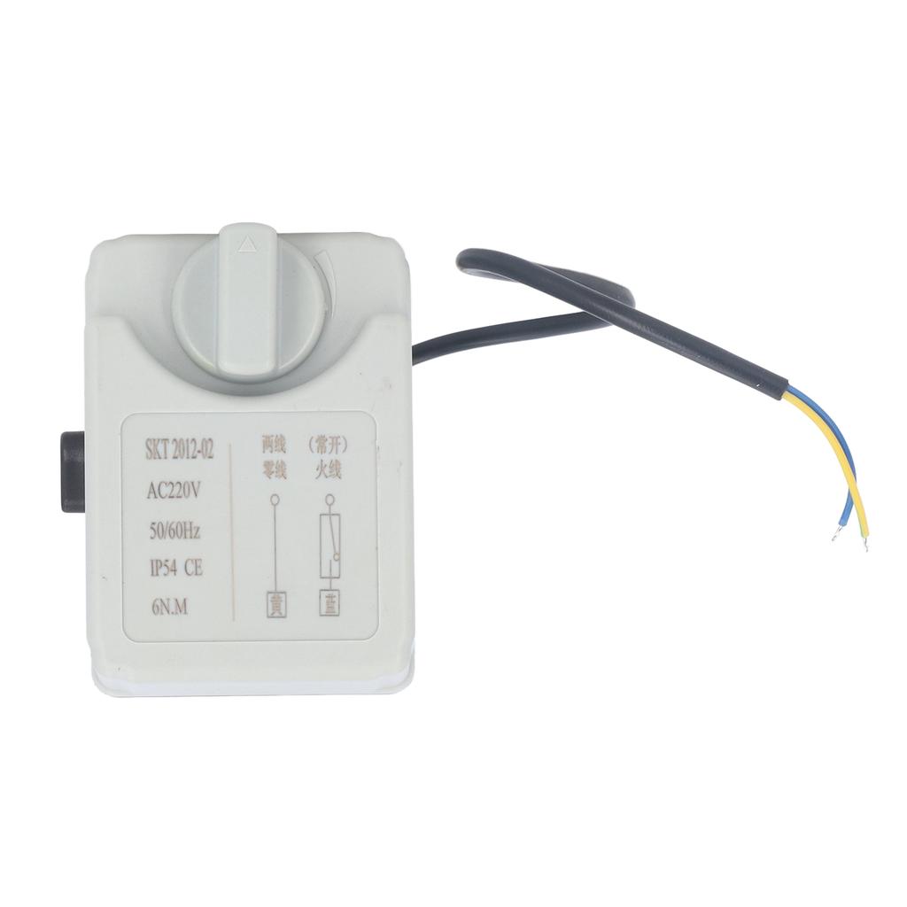 2-Draht Motorisiertes Kugelventil Messing Verschleißfestigkeit IP54 AC220V Elektrisches Kugelventil für Kalt Heiß