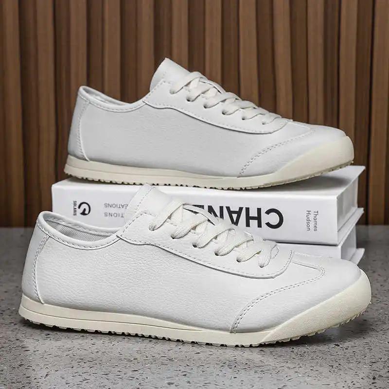 Flat-heeled Non-slip Sole Sneakers Design Vulcanize Boots Size 34 Black Shoes Men Sneakers Sport Sports-leisure Runner Best