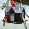 Garden Yard Hanging Bird Feeder Metal House Design Squirrel Proof Hummingbird Feeder