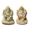 Ganesha Statue Elephant Buddha Statue Religious Buddhism Crafts God Ganesh Figurine for Garden Living Room Party Farmhouse Car