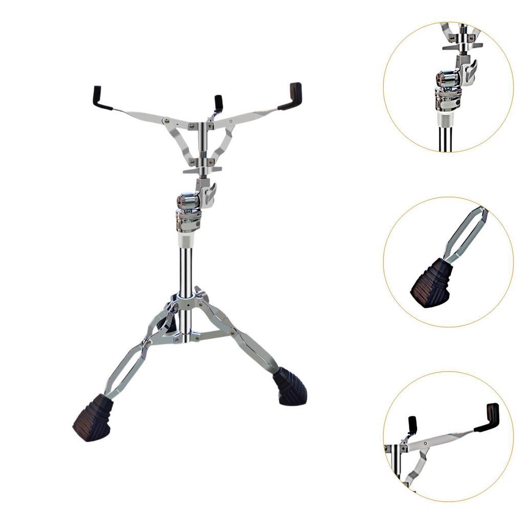 Snare Drum Stand Instrument Accessories High Performance Secure Grip Sturdy Adjustable Height
