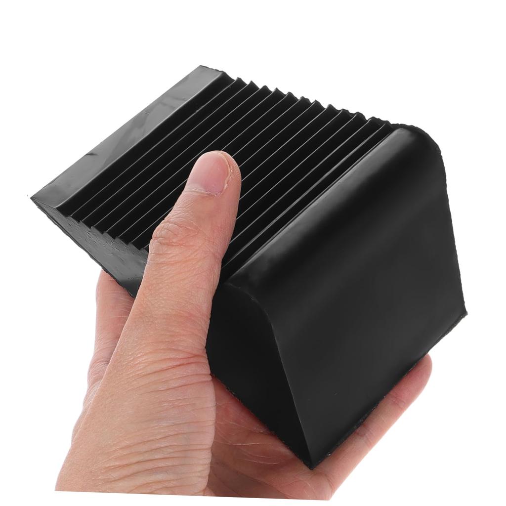 ABOOFAN Wheel Chock Rubber Wheel Stopper Vehicle Wheel Chock Triangle Wheel Block Trailer Camper Wheel Stopper Vehicle Wheel Stabilizer