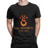 Galatasaray Geo Arancione Novità 100% Cotone Maglietta Galatasaray T-shirt Top Per Uomo