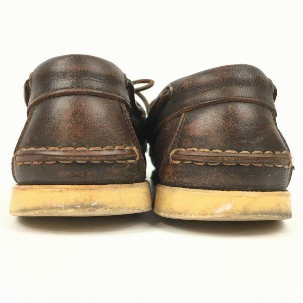 Paraboot Deck Leather Shoes Dark Brown size 27.0-28.0 Men's