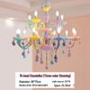 Li Shen Candle Flame Crystal Chandelier