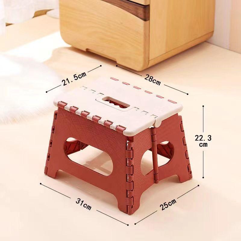 Thickened Folding Hand Stool High Quality Portable Folding Stool For Home Children's Stool Outdoor Low Stool Plastic Shoes Changing Small Bench