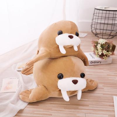 Simülasyon mors balığı bebek hayvan akvaryum fok deniz aslanı peluş oyuncak yastık minder çocuk bayramı doğum günü hediyesi