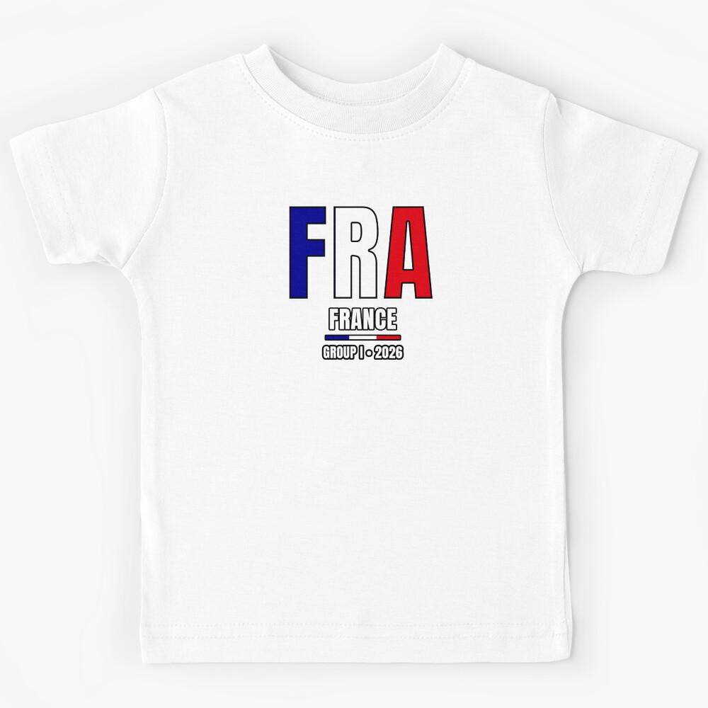 France 2026 Football Shirt | FRA France Soccer Fan Apparel | France National Team Supporter Tee | Football 2026 Gift Kids T-Shirt 170