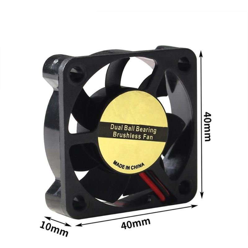 High Performances 24V 4010 Double Ball Bearing Brushless Cooling Fan Ideal For 3D Printers 5500RPM Speed Coolers