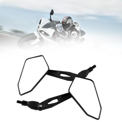 1Pair Rear View Mirrors Universal High Strength Plastic Auxiliary Side Mirrors for Motorcycle