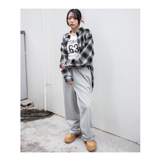 [Wego] Sweatshirt, Wide Pants, Trousers, Bottoms, Sweatpants, Room Wear, Dance Wear, Gift, Present, Clothes, Autumn Clothes, Winter Clothes, Women's